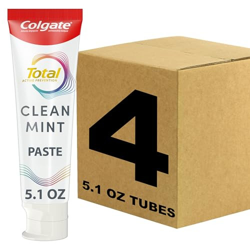 4-Pack 5.1oz Colgate Total Clean Mint Toothpaste