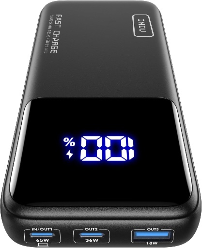 INIU 20000mAh 65W Compact USB C Laptop Charger