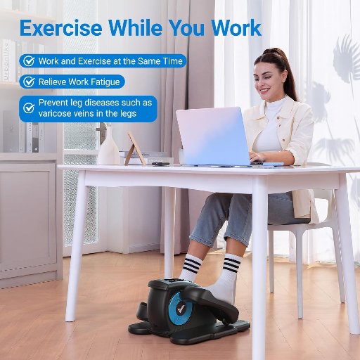MERACH Under Desk Elliptical Machine