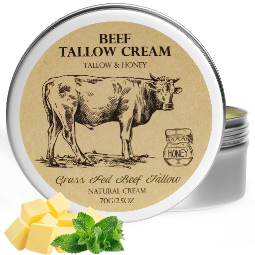 Beef Tallow Balm with Raw Honey