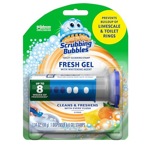 Scrubbing Bubbles Fresh Gel Toilet Bowl Cleaning Stamps