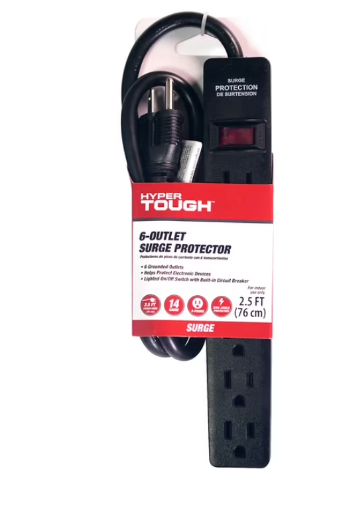 Hyper Tough 6-Outlet Surge Protector