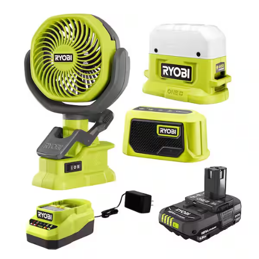 RYOBI ONE+ 18V Cordless 3-Tool Campers Kit