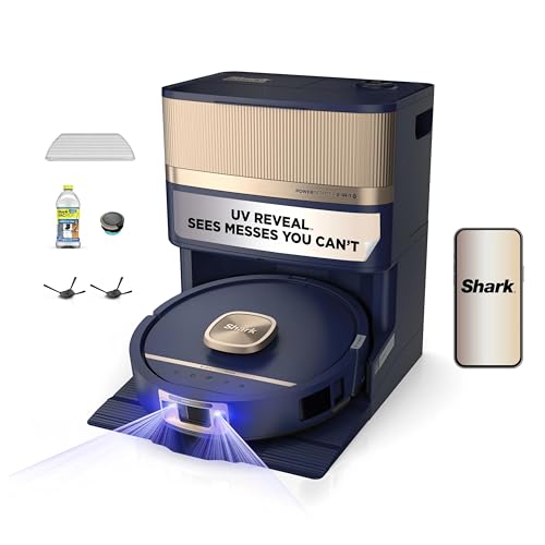 Shark PowerDetect UV Reveal Luxe Collection 2-in-1 Robot Vacuum & Mop