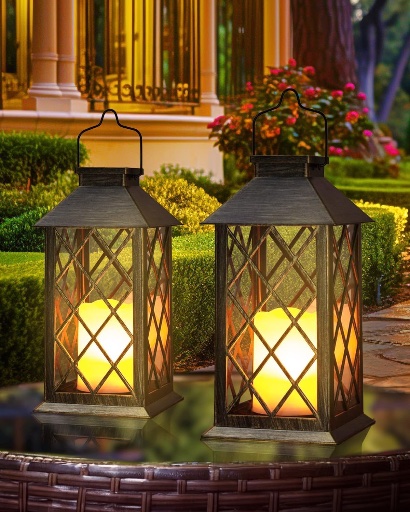 Solar Lanterns - 2 Pack