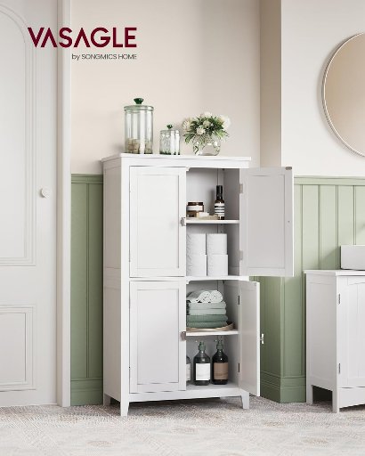 VASAGLE Bathroom Floor Storage Cabinet