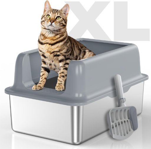 Stainless Steel Cat Litter Box
