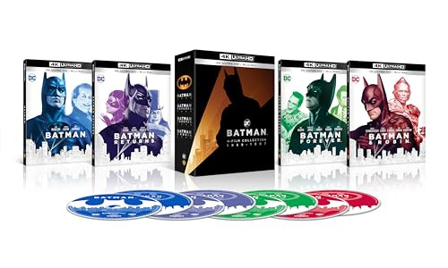 Batman 4-Film 1989-1997 Collection (4K Ultra HD + Blu-ray)
