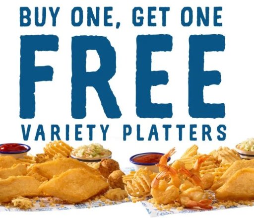 Long John Silver's BOGO Variety Platters