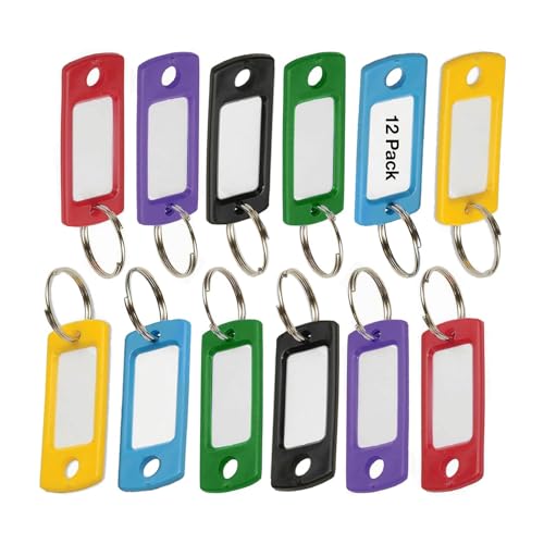 Lucky Line Flexible Colored Key Tags 12-Pack Deal
