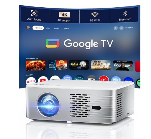 CIBEST Smart Projector with Google TV