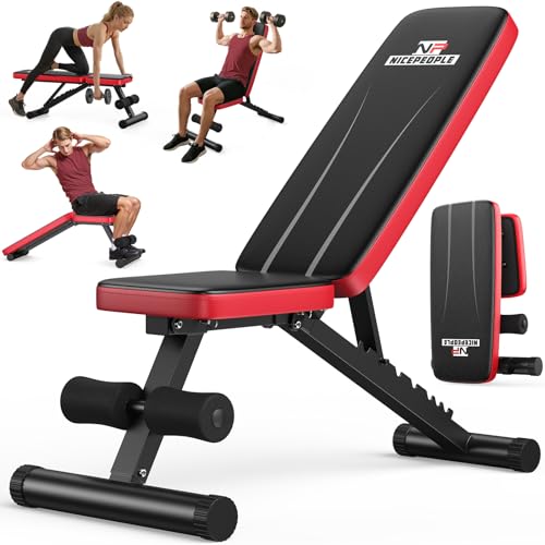 NICEPEOPLE Adjustable Weight Bench  