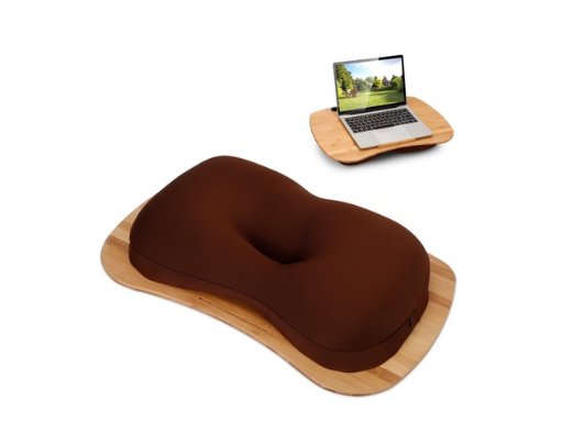 iMounTEK Bamboo Laptop Lap Desk with Pillow Cushion