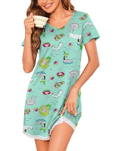 Short-sleeved nightgown