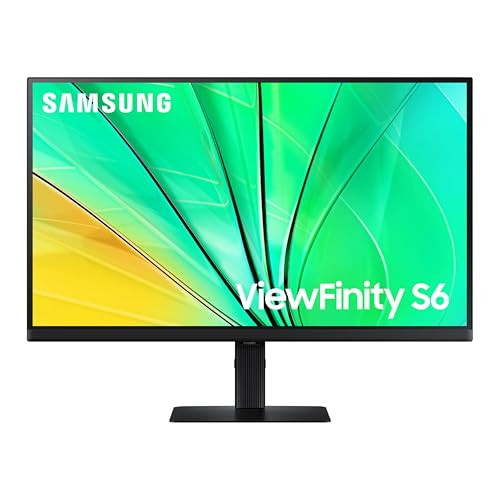 SAMSUNG 27" ViewFinity S6 (S60D) Series QHD High Resolution Computer Monitor