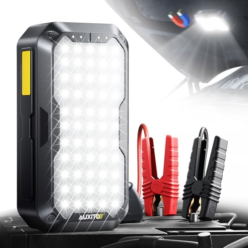 Auxito 4000A 12V Portable Jump Starter & 2000 Lumen Working Light