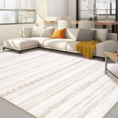 Washable Boho Farmhouse Area Rug