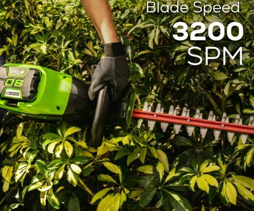 Greenworks 26" 80V Brushless Hedge Trimmer w/ Battery & Charger