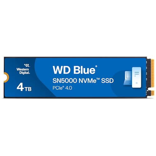 Western Digital 4TB Blue SN5000 M.2 PCIe Gen 4.0 NVMe SSD