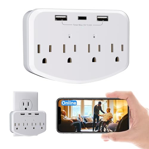 Mini Spy Wall Outlet Hidden Camera 