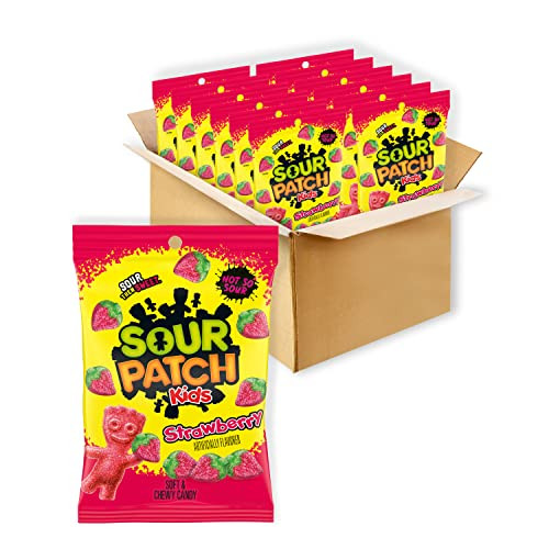 Sour Patch Kids Strawberry Soft & Chewy Candy 12-Pack