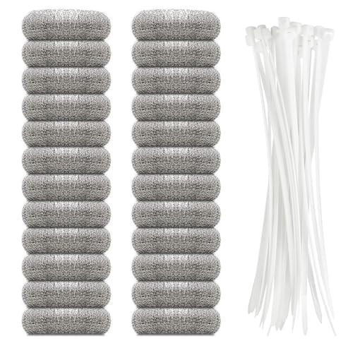 Stainless Steel Washing Machine Lint Snare Traps, 24 Pcs.