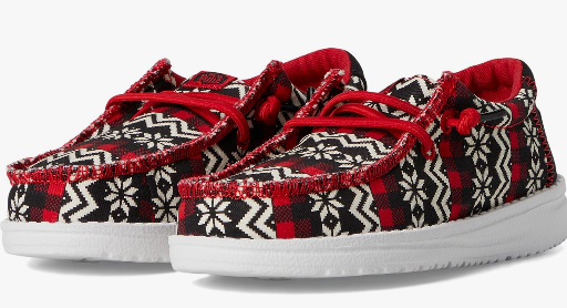 Hey Dude Holiday Wally Shoes for Kids