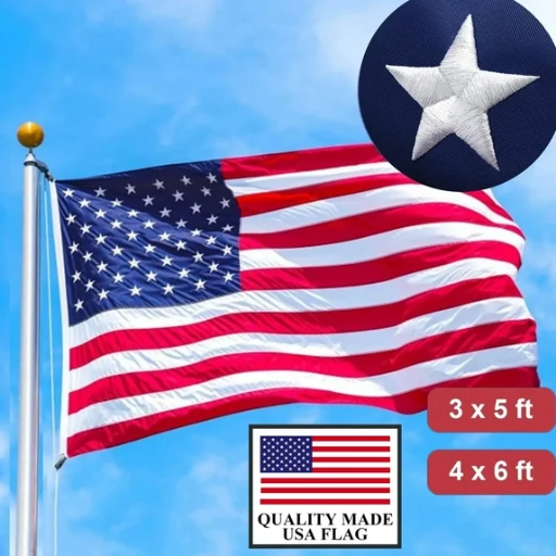 Outdoor Heavy Duty American Flag