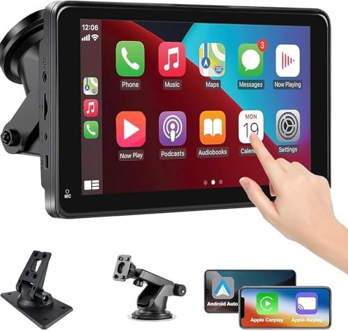 Portable Wireless Carplay/Android Auto Screen