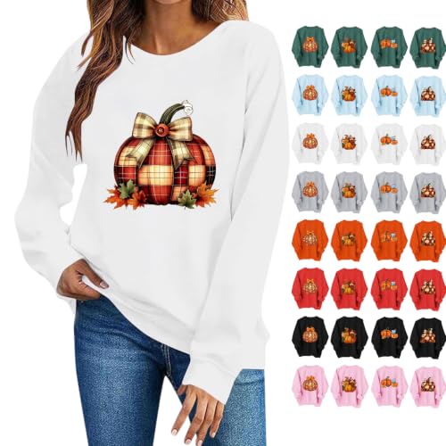 Halloween Pumpkin Long Sleeve Graphic Sweatshirt Deal