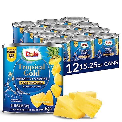 Dole Tropical Gold Pineapple Chunks 12-Count