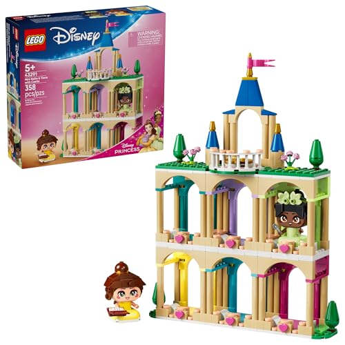 LEGO Disney: Mini Disney Princess - Mini Belle & Tiana with Castle (43291, 358-Piece)
