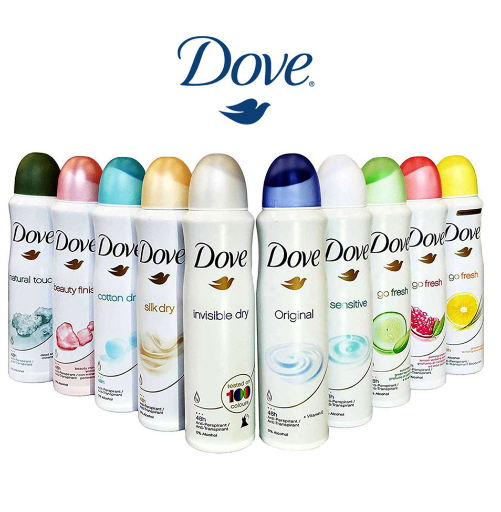 Dove Women's Antiperspirant Deodorant Spray (10-Pack)