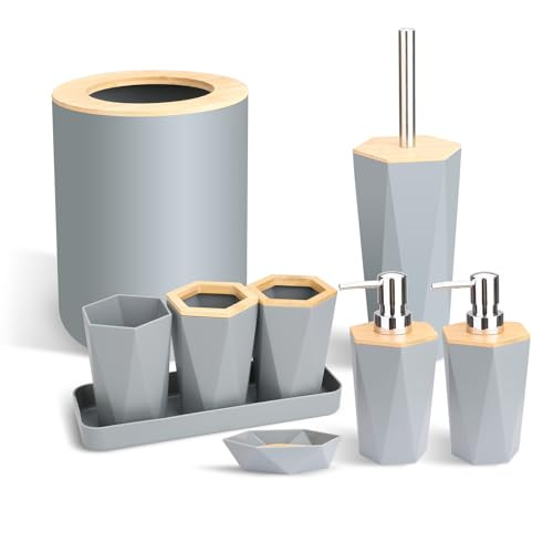 Sino Selected 9 PC Bathroom Accessories Set