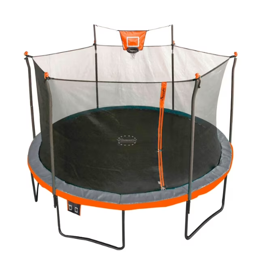 Bounce Pro 15ft Multiplay Trampoline & Enclosure Combo Set