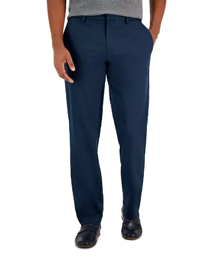 Perry Ellis Portfolio Men's Modern-Fit Twill Pants