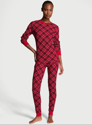 Victoria's Secret Thermal Long Pajama Set