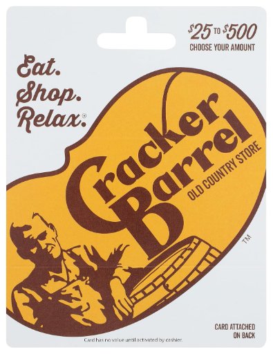 Cracker Barrel Gift Card