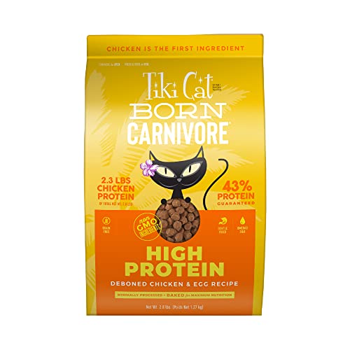 2.8-lbs TIKI PETS Cat Born Carnivore High Protein Dry Cat Food (Deboned Chicken & Egg) Deal