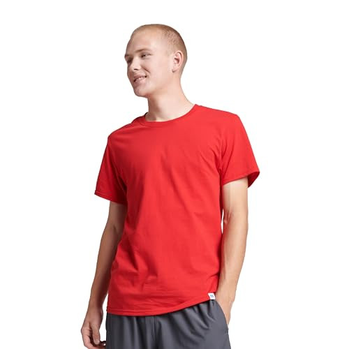 Russell Athletic Men's Dri-Power Cotton Blend Short Sleeve Tee