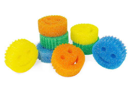 Scrub Daddy Original Sponge 8 Piece Multi-Color Set