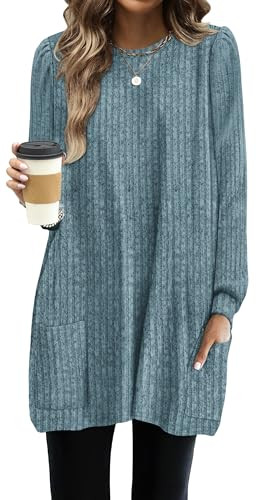 Long Sleeve Oversized Sweaters with Pockets