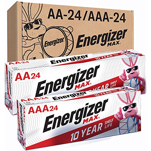 Energizer Max AA and AAA Alkaline Batteries 48-Count Deal