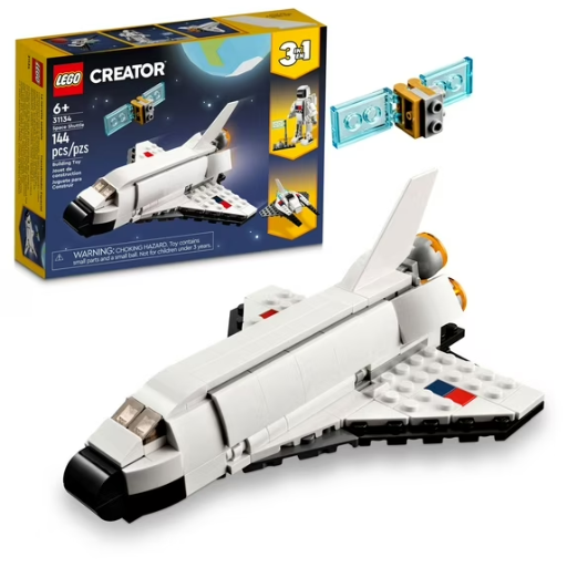 LEGO Creator 3-in-1 Space Shuttle Building Toy