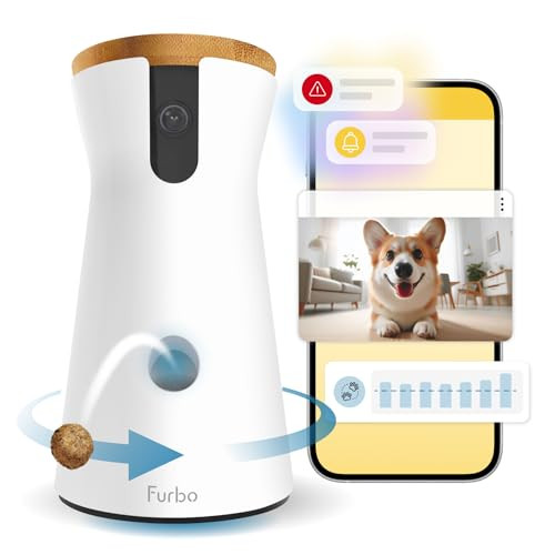 Furbo 360° Dog Camera W/Rotating Treat Dispenser