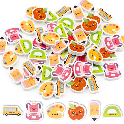Back to School Mini Erasers