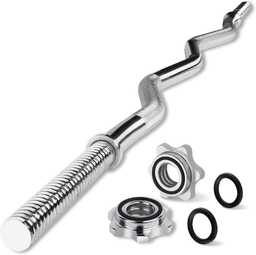 47" EZ Curl Bar with 480-Lb Capacity