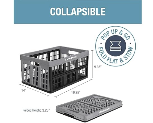 CleverMade Collapsible Utility Crate