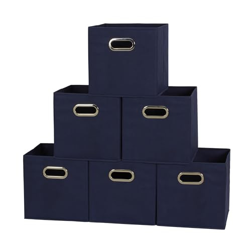 Household Essentials Foldable Fabric Storage Bins