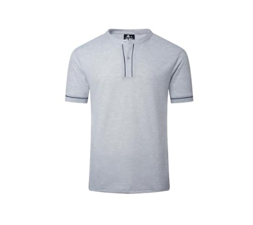 Men's Henley Basic Tees - Many Colors 